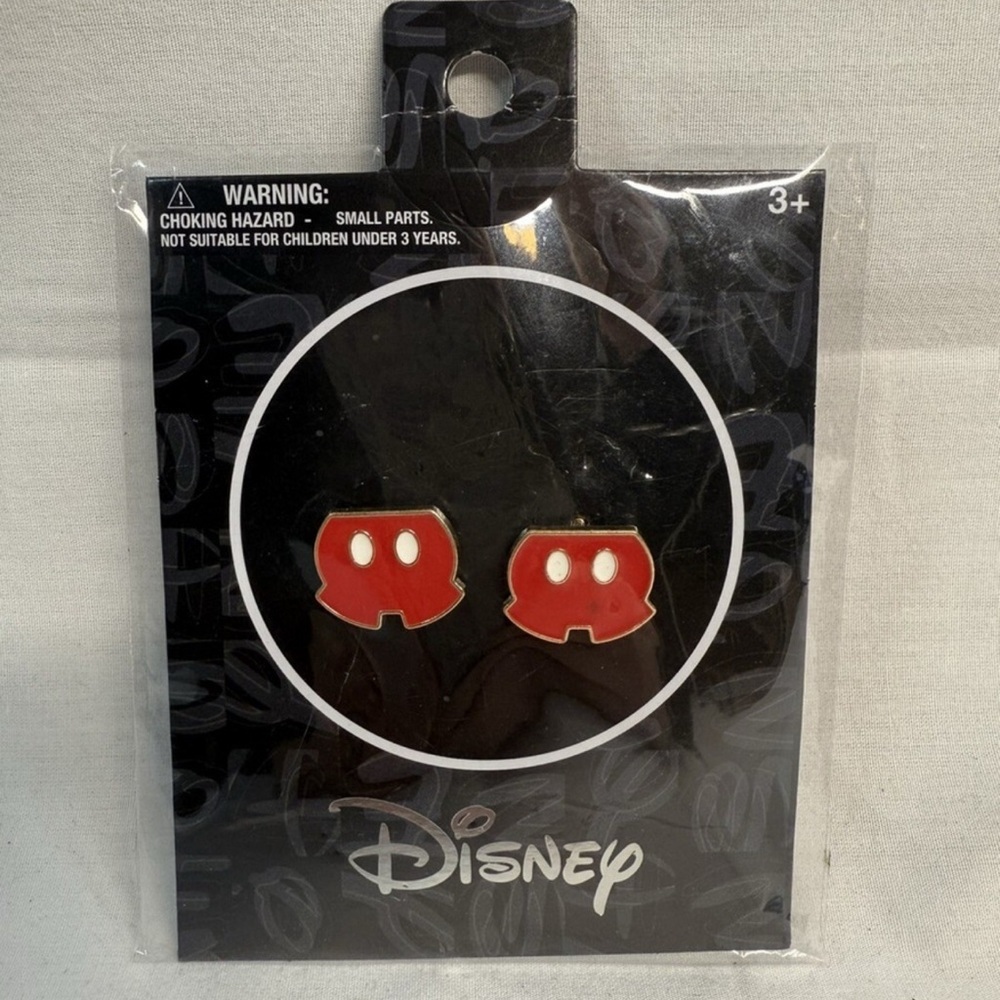 Disney Red Mickey Mouse Earrings